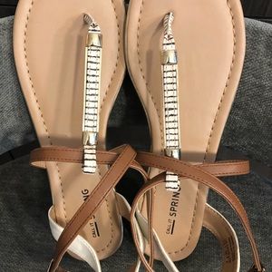 Spring T-Strap Sandals NEW